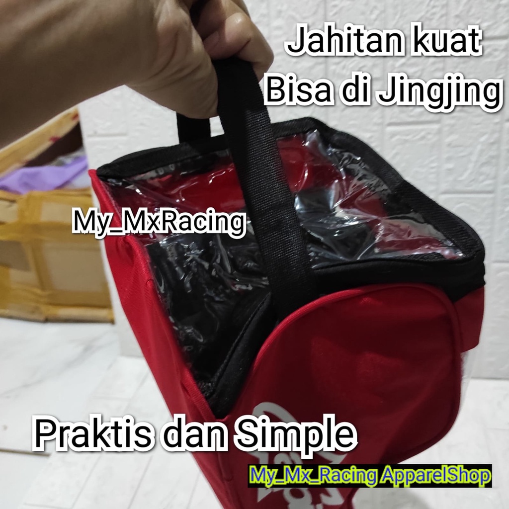 sepatu drag balap plus tas sepatu tas jingjing sepatu casual terlaris sepatu slalom or sunmori bonus sarung tangan spc s RED BISA COD