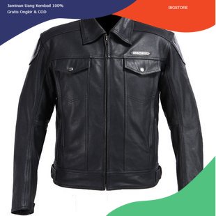 Jaket Semi Kulit Pria Harley Davidson