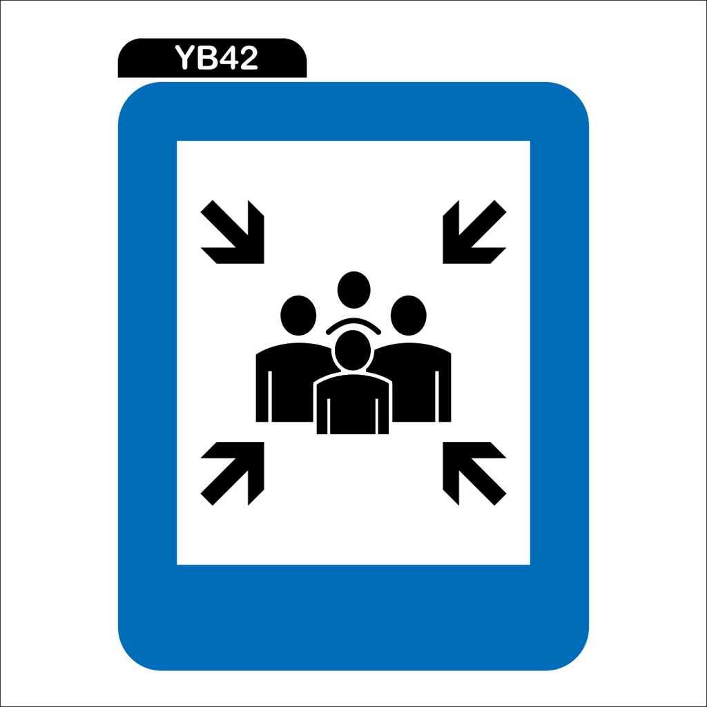 

RAMBU DARURAT EVAKUASI BENCANA 60x75 CM