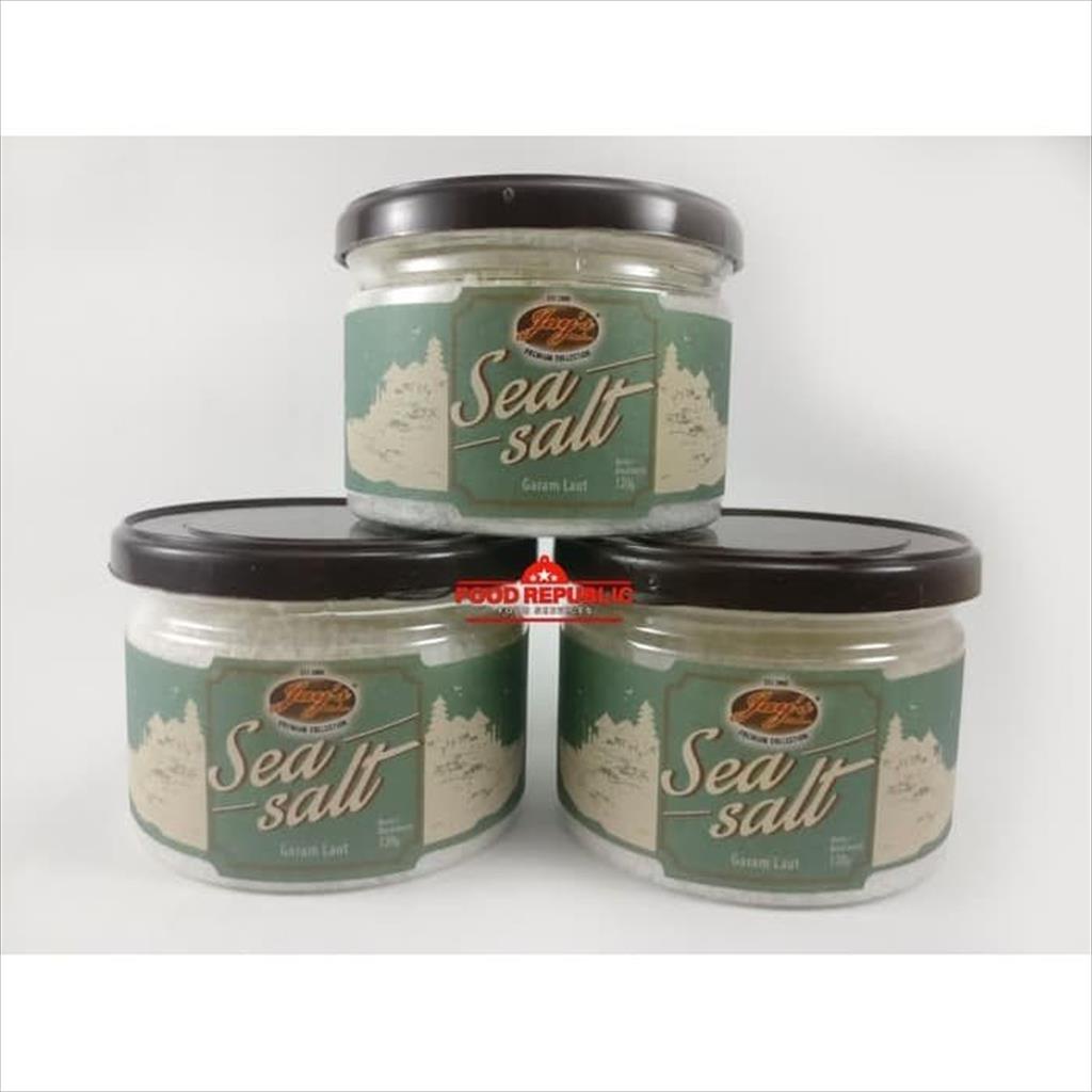 Jay`s Sea Salt 120 GR / Garam Laut Alami Tinggi Mineral dan Nutrisi
