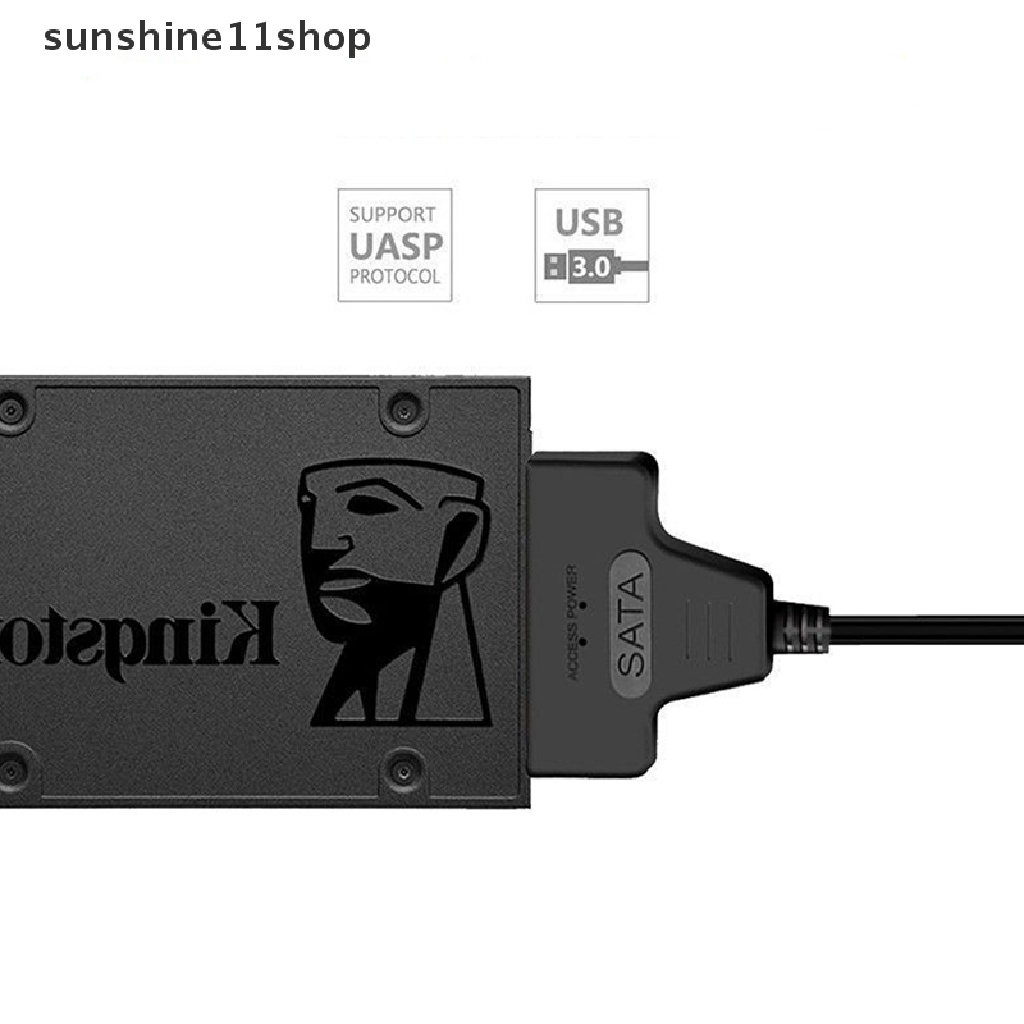 Sho Kabel Hardisk USB3.0 Ke Sata Kompatibel Dengan Hardisk HDD 2.5 Inci SSD Konektor Komputer Usb 2.0 Sata Adapter Cable N