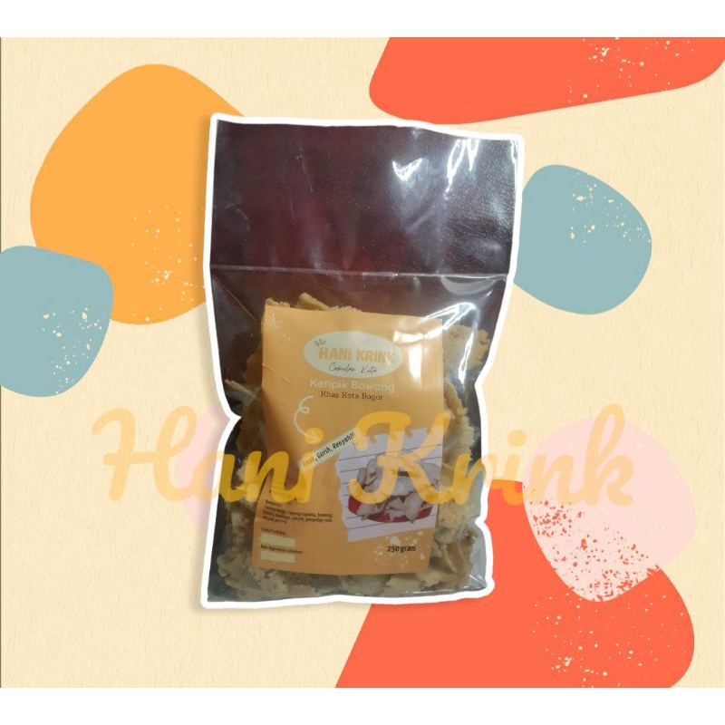 

PROMO Keripik Bawang 250gr Khas Kota Bogor