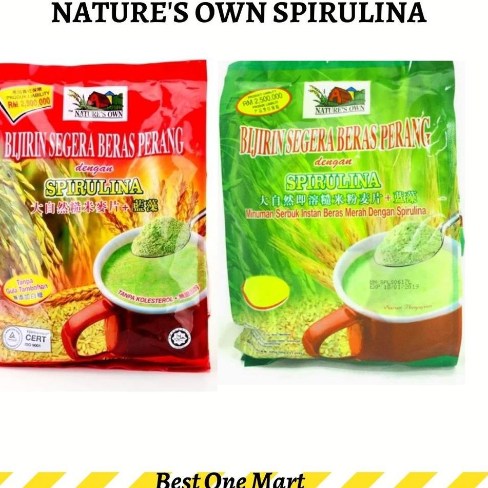 

✶ Nature Own Brown Rice Instant Cereal With Spirulina - Sereal Instan Nature's Own ←