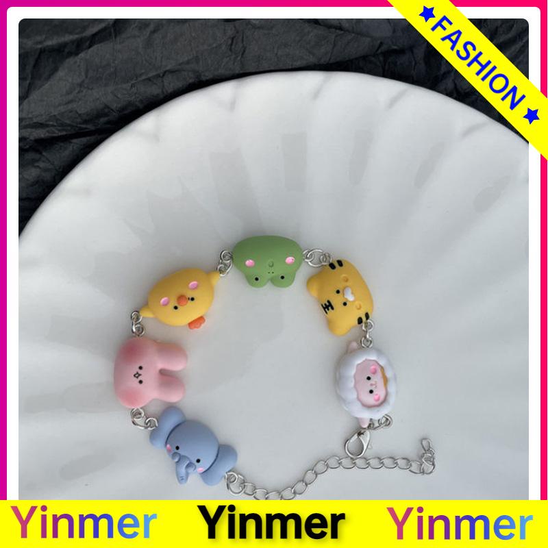 COD✨ Gelang Gaya Korea Untuk Wanita Hewan Gelang Domba Katak Lucu Gajah-Yinmer