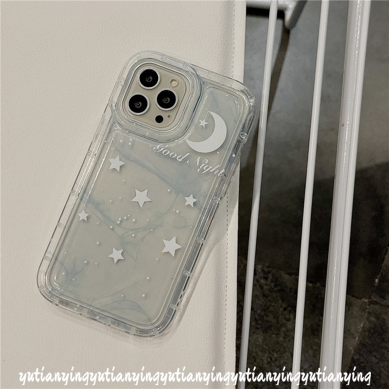 Langit Berbintang Stars Moon Case Untuk Redmi Note10s Note11 Note9 11 10 10s 11s Redmi 9A 10 9T 10A A1 9C NFC Note9 Note10 Clear Airbag Shockproof Soft TPU Cover