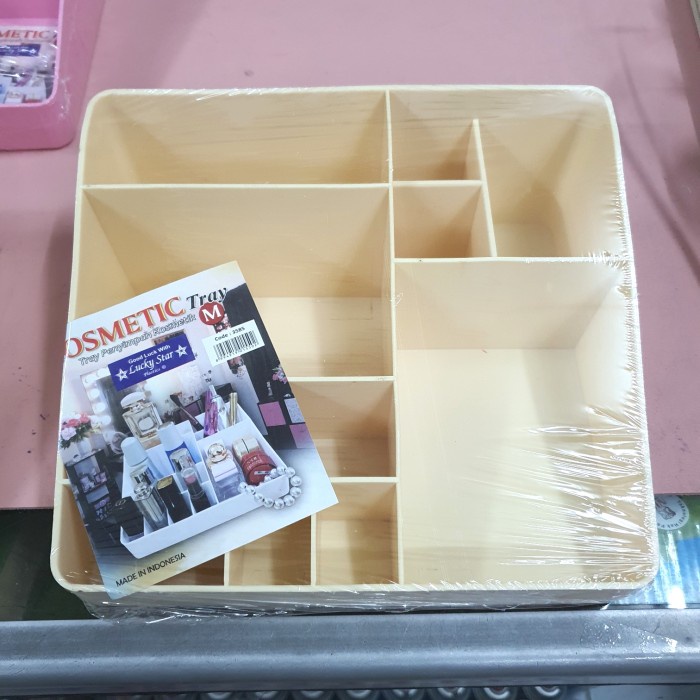 Tempat Kosmetik Kotak Make Up Cosmetic Tray Medium Deluxe Lucky Star