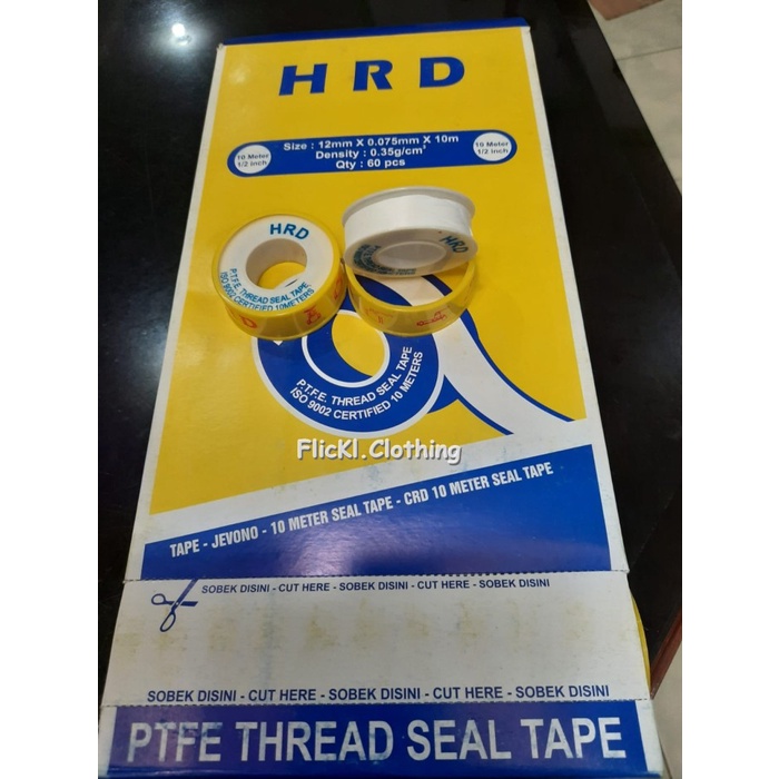 Lem Seal Tape Hrd 1/2 Inch Isi 10 Meter Seal Tape Onda Isi 60 Pcs