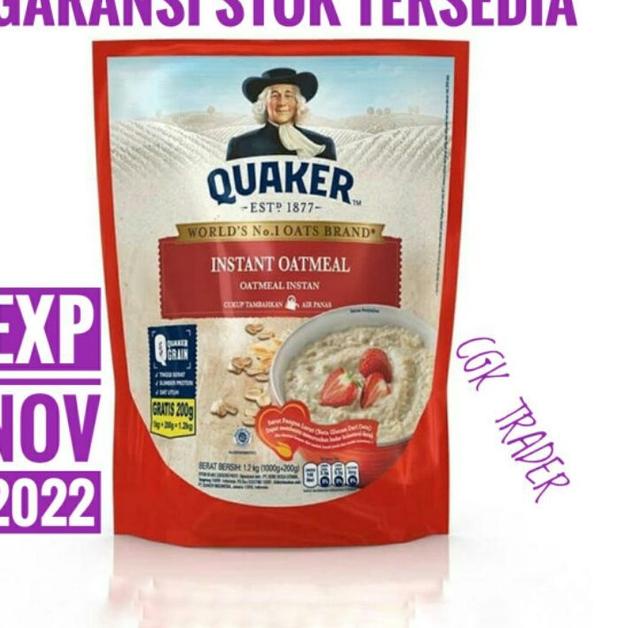 

❆ QUAKER INSTANT OATMEAL 1200 gr ☺