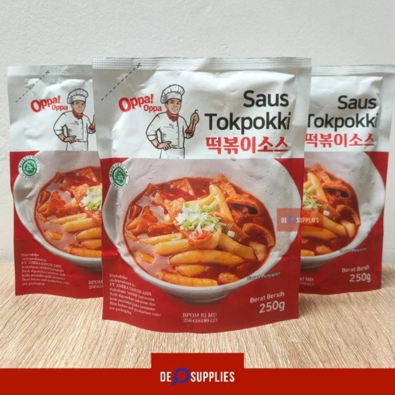 

Saus Topokki OPPA 250gr - Saos Topoki Halal Tokpokki Toppoki Korea