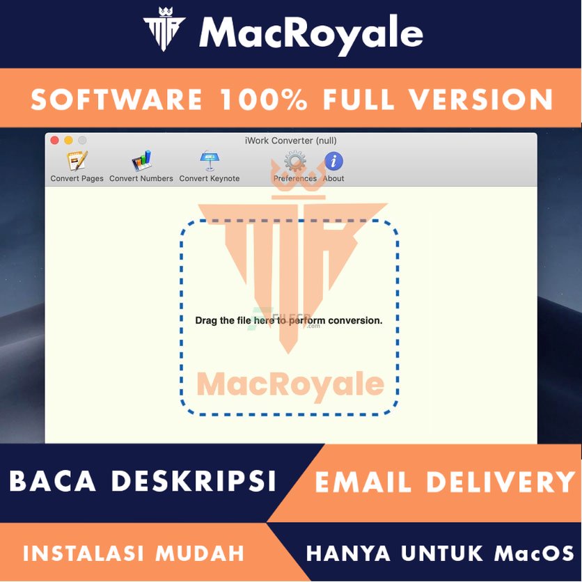 [MacOS] iWork Converter Full Version Lifetime Full Garansi