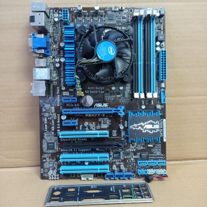 paket core i7 3770+ Fan || Mobo Asus P8H77-V || Lga 1155 ddr3 onboard