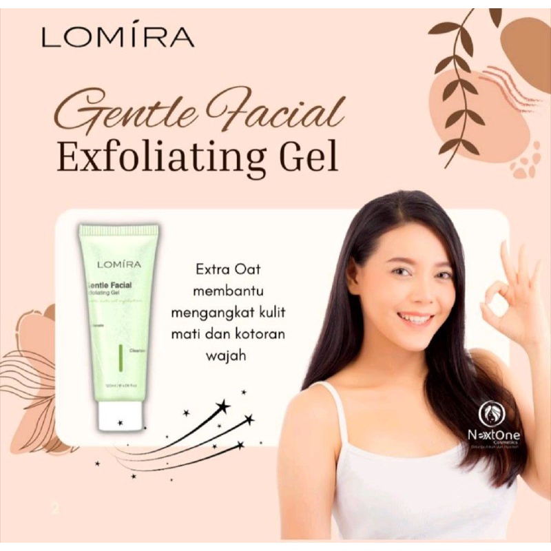 LOMIRA GENTLE FACIAL WASH EXFOLIATING GEL - FACIAL FOAM LOMIRA 120ML