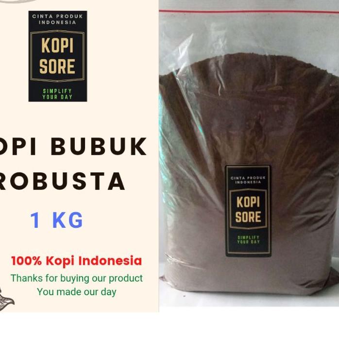 

12.12 sale Kopi Bubuk 1 Kg - Harga Terjangkau, Harum, Nikmat, Packing Rapi, selalu ready !!