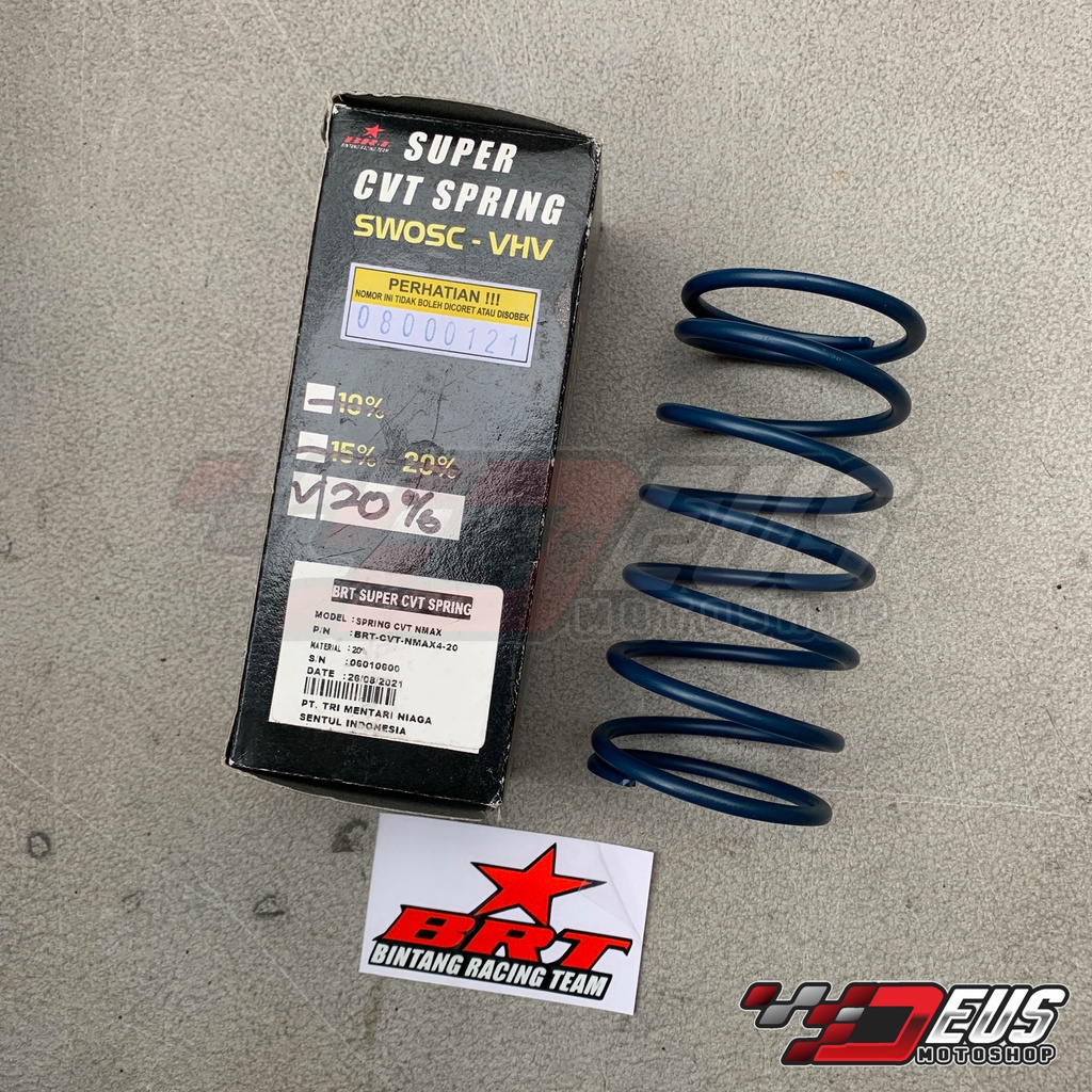 Per CVT BRT Racing Nmax/ Aerox/ Lexi Old / Mio M3/ 1500 2000 RPM Original / 1500RPM 2000RPM