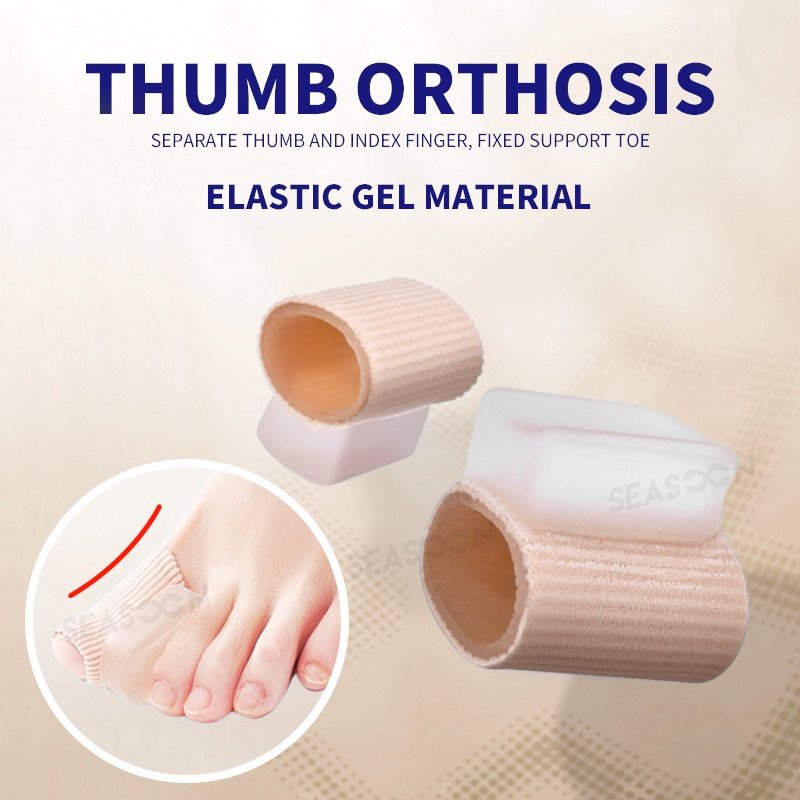 Big Toe Pelurus Jempol Dukungan Melindungi Gel Toe Toe Separator Bunion Korektor 1 Pc