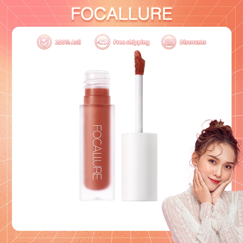 FOCALLURE Staymax Lipstik Tahan Air Lip Gloss Lipstik Kecantikan Untuk Bibir FA134