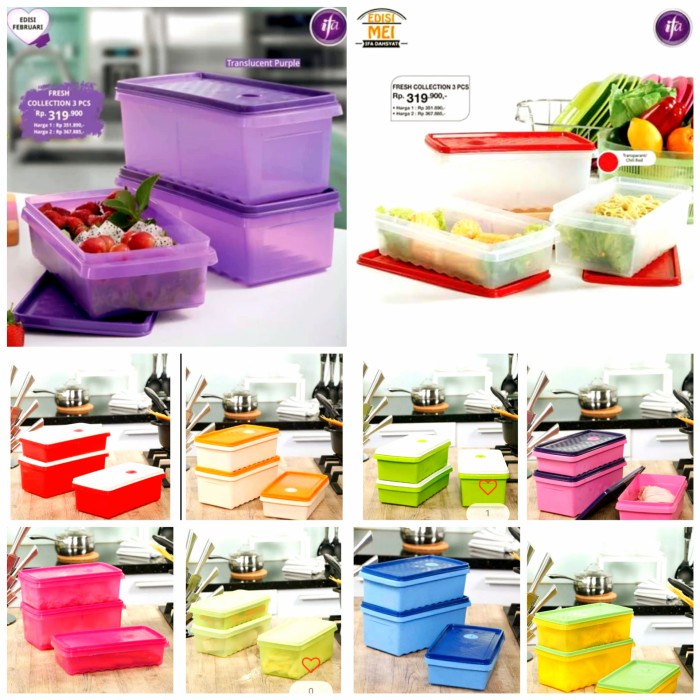 kotak tempat daging dan sayur fresh box ifa