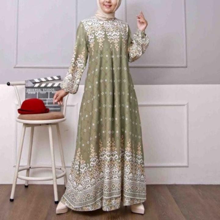 ➱ gamis maxmara luxury Gamis Bahan Maxmara Lux Motif Bunga Premium HitamTerbaru Kekinian Murah Bisa 