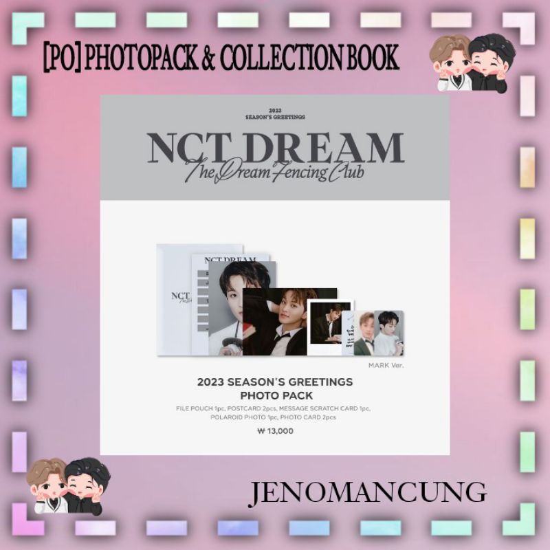 [DP] PHOTOPACK & COLLECTION BOOK SEASON'S GREETINGS 2023 SM ARTIST NCT DREAM NCT 127 AESPA EXO RED V
