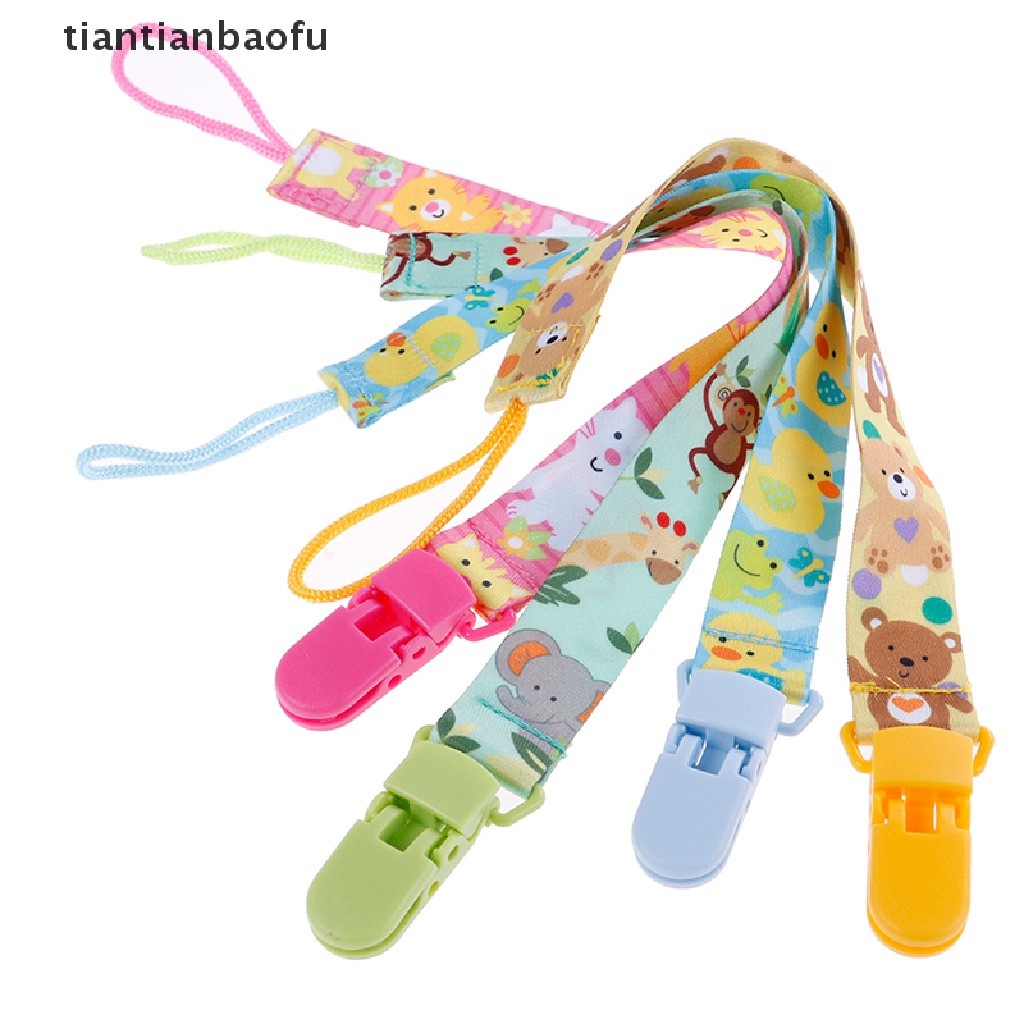 [tiantianbaofu] 1pc Klip Dot Bayi Baru Lahir Tali Rantai Penenang dummy nipple holder Butik