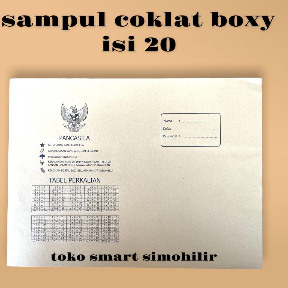 

H86 SAMPUL COKLAT BOXY KIKY ISI 20 LEMBAR NEW PRODUCT ⍈