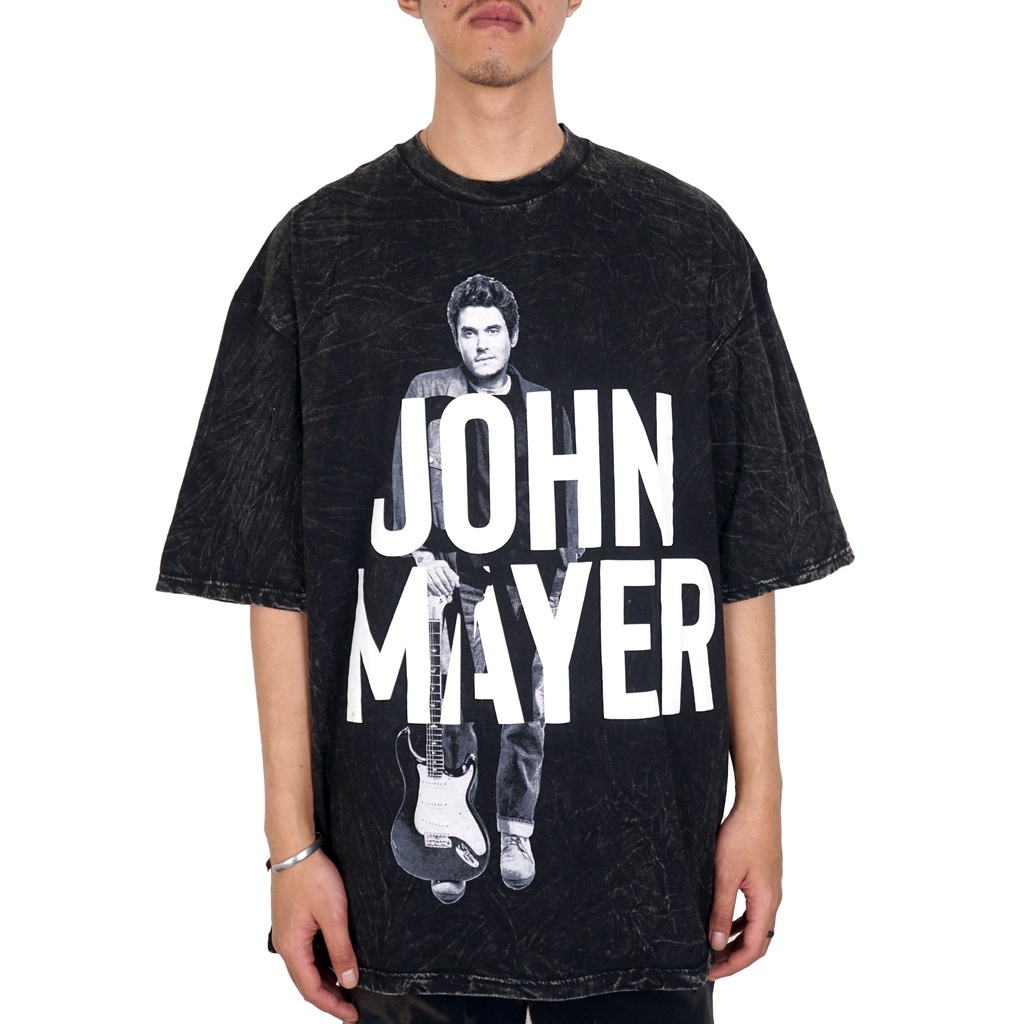 Toxic1805 Vintage John Mayer Washing Oversize Tee T-Shirt Kaos