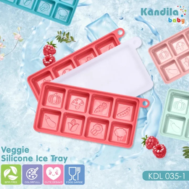 Kandila Silicone Ice Food Tray KDL035-1 KDL035-2 KDL035-3 KDL035-4