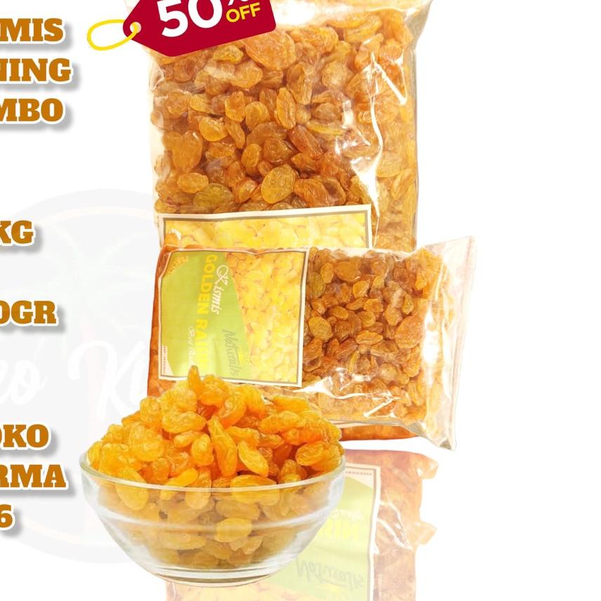 

☛ KISMIS SEMI JUMBO 1KG /KISMIS KUNING ☝
