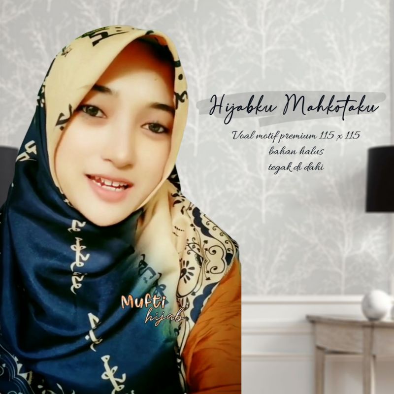 hijab pegon arabic hijabku mahkotaku mustard gold jilbab santri pondok pesantren santriwati santri p