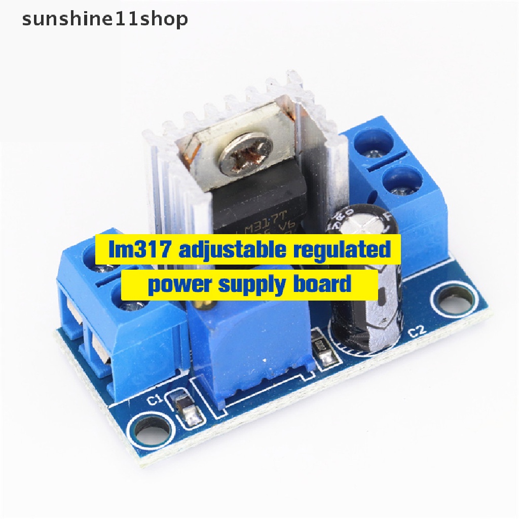 Sho LM317 Adjustable Voltage Linear Regulator Power Supply LM317 DC-DC 4.2-40V Ke 1.2-37V Step Down Buck Converter Board Module N