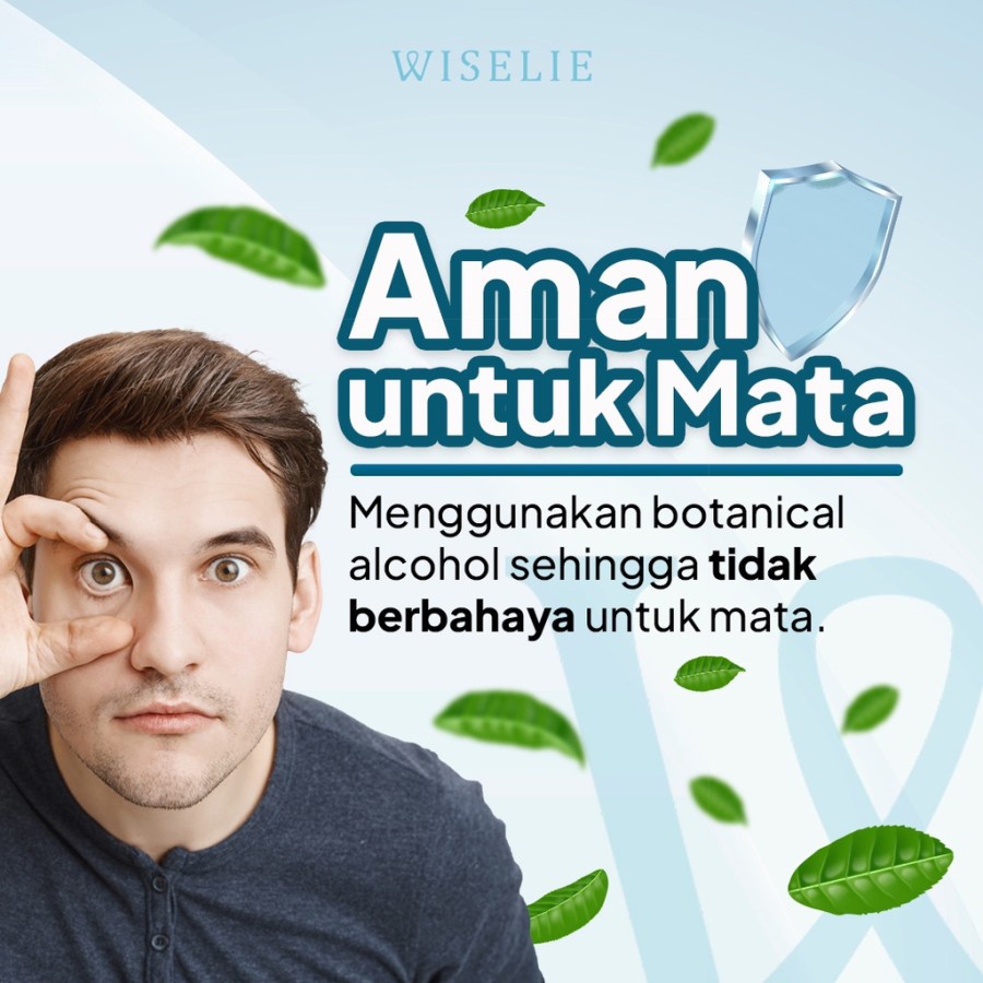 CAIRAN PEMBERSIH KACAMATA WISELIE /New Glow LENS 30ML / BS