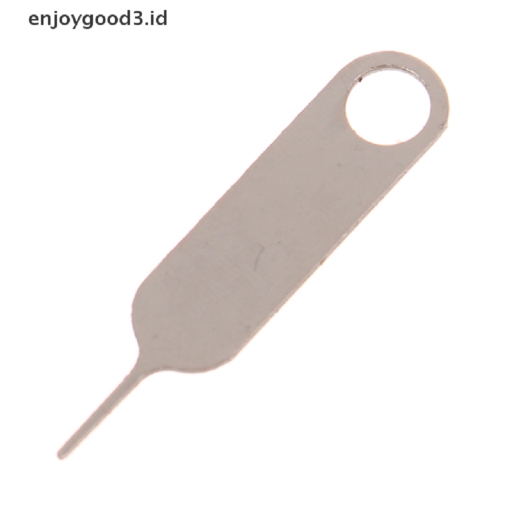 【 Rready Stock 】 10Pcs Sim Card Tray Ejector + 1pc Rubber Storage Bag Set Removal Tool Supplies （ ID ）