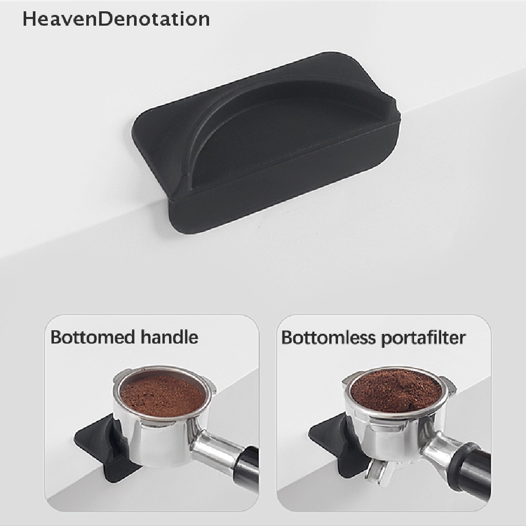 [HeavenDenotation] Universal Silicone Coffee Tamper Mat Sudut Non-Slip Melindungi Espresso Tamper Mat HDV