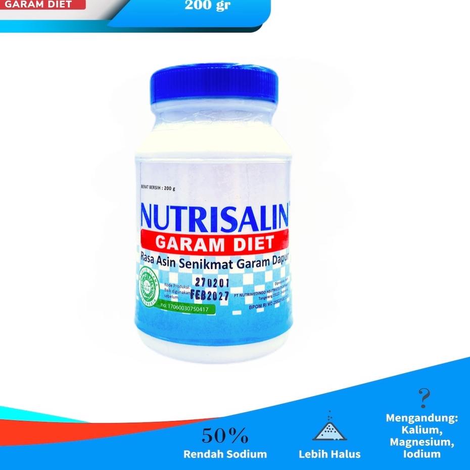 

✽ Nutrisalin Garam Diet 200 gram ❆