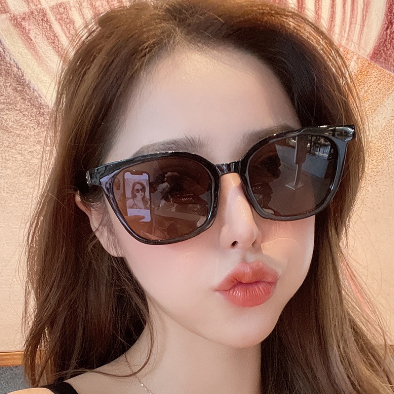 (YUZHU) Kacamata Pelindung Matahari Bingkai Persegi Fashion Korea Baru Permen Warna UV Perlindungan Sunglasses