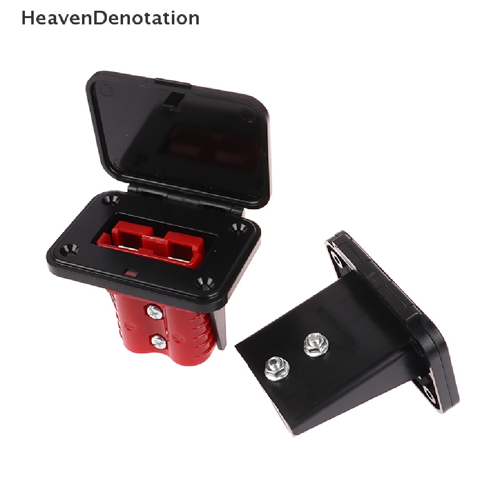 [HeavenDenotation] 120a Kompatibel Dengan Anderson Plug Kit Flush Mount Panel Dengan Penutup Untuk Caravan Connector Panel Mount Socket HDV