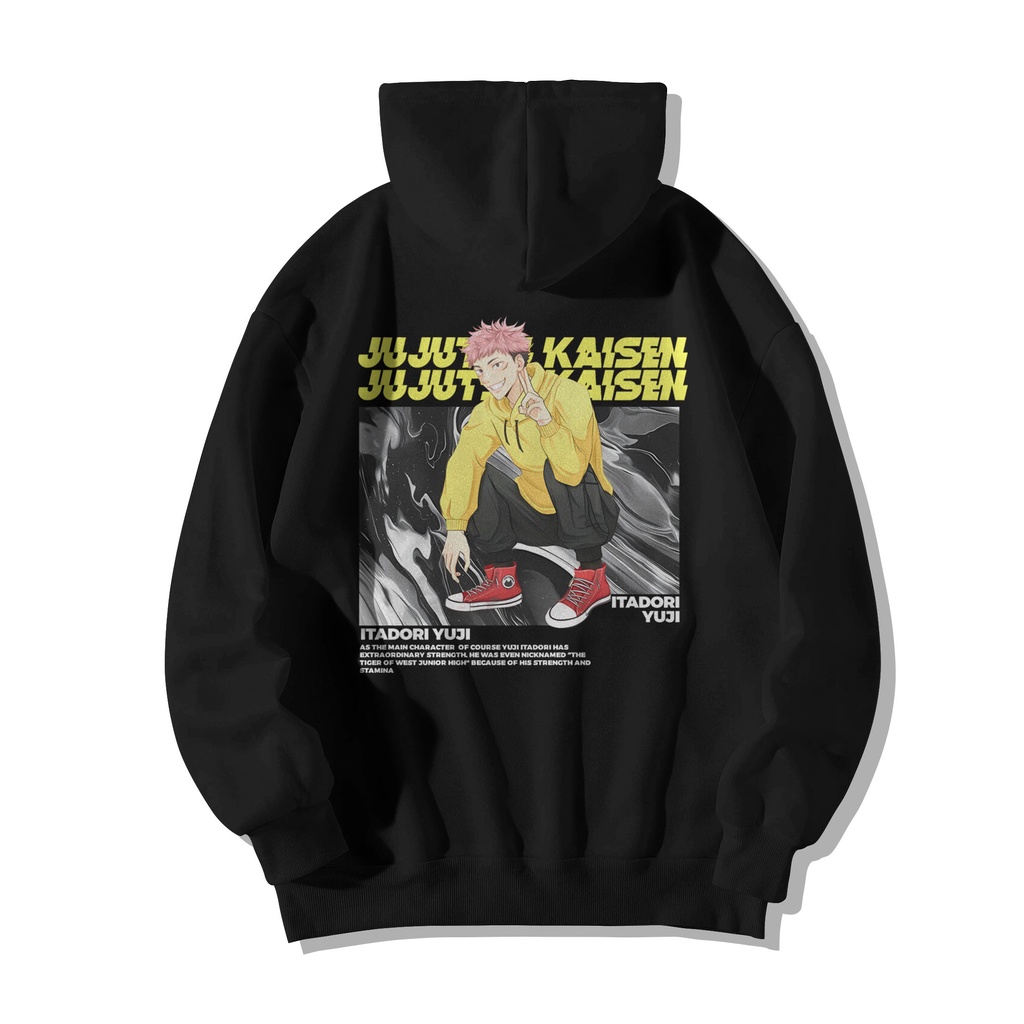 CWM Hoodie Anime Itadori Yuji Jujutsu Kaisen Size M-XXL (Pria dan Wanita)