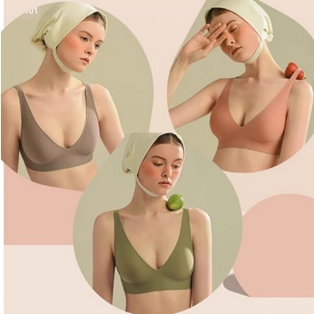 AIRY Seamless Bra Busa Bisa Dilepaskan Tanpa Kawat BH Push Up Jeli Semi Cair Pakaian Dalam Wanita