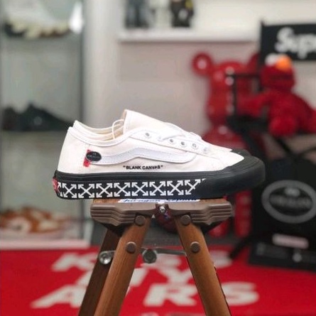 Vans Old Skool x Off White &quot;Black Canvas&quot;