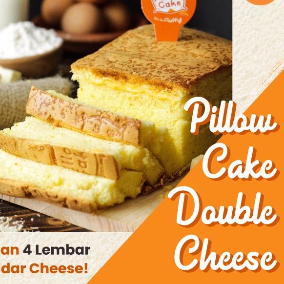

◙ PILLOW CAKE DOUBLE CHEESE (Kemasan Vacuum) ♀