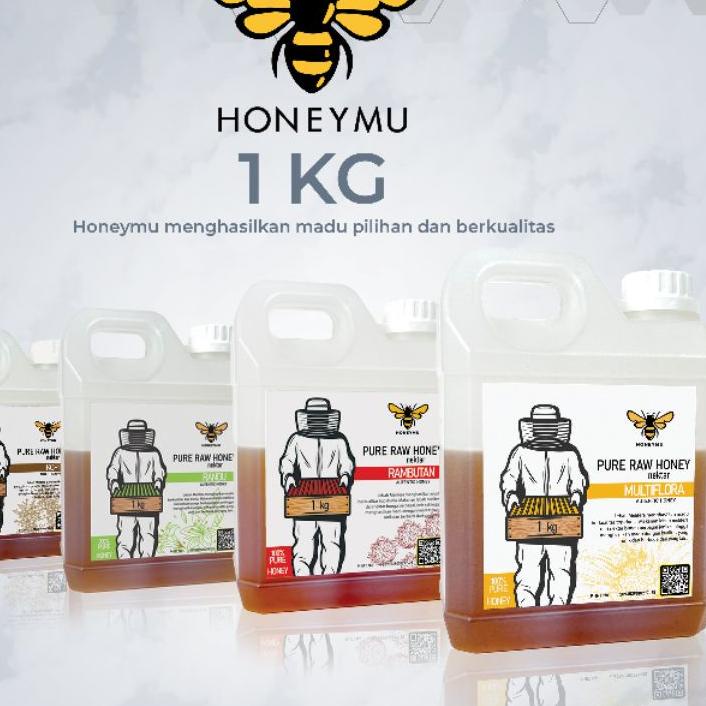 

➨ Murni Asli Honeymu Pure Raw Nektar Bunga 1Kg ♂