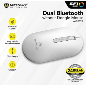 Micropack Dual Bluetooth Mouse 5.0/3.0 Inspire 2 (MP-707B)