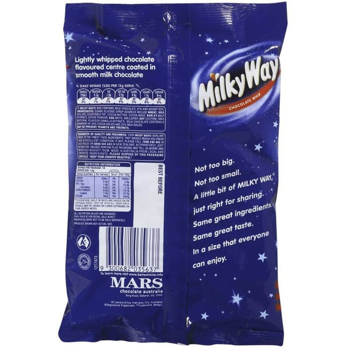 

✨NEW✨ -Milkyway Sharepack Funsize Sharepack 15pk Australia- 1.1.23