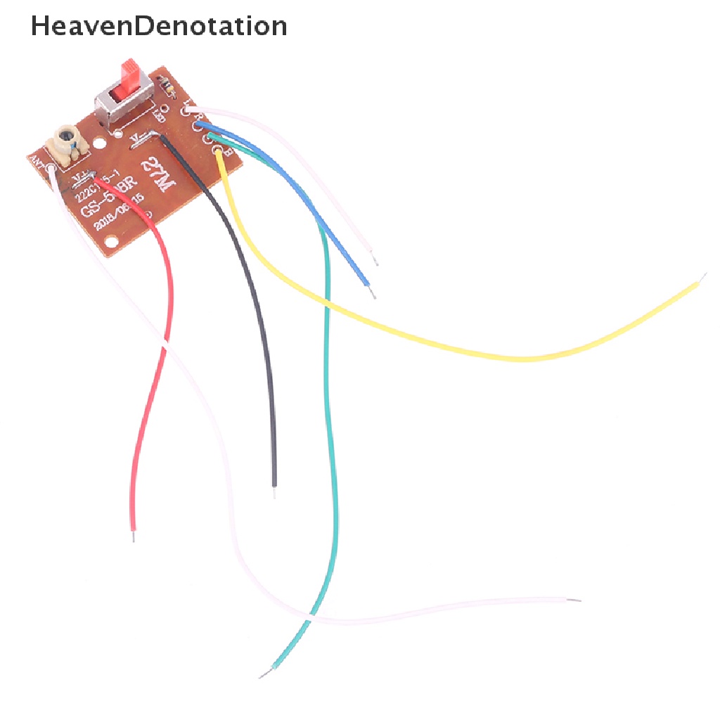 [HeavenDenotation] 4ch RC Remote Control Papan Pemancar Dan Receiver Sirkuit 27MHz HDV