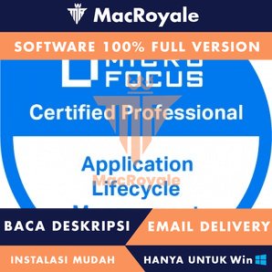 [Full Version] Micro Focus Application lifecycle management (ALM) Patcher Lifetime Garansi