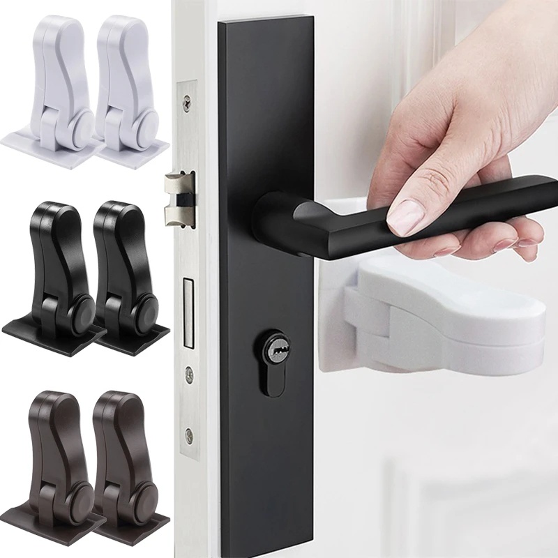 Rumah Universal ABS Perangkat Perlindungan Bayi Anak Safety Doors Lock 1pc Universal Baby Safety Lock Anak Safety ABS Kunci Gagang Anti Buka