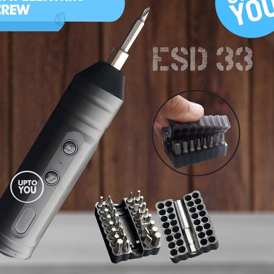 ☄ Rechargeable Mini Elektrik Screwdriver - Obeng Mini Elektrik ❉