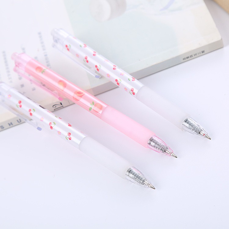 6pcs Pena Pulpen Pen Set Cetek Cetekan Chery Persik GM-ST0338