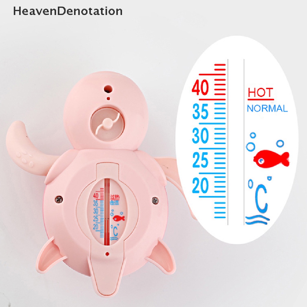 [HeavenDenotation] 1pc Termometer Air Penyu Kartun Untuk Bayi Pengukur Suhu Air Mandi HDV