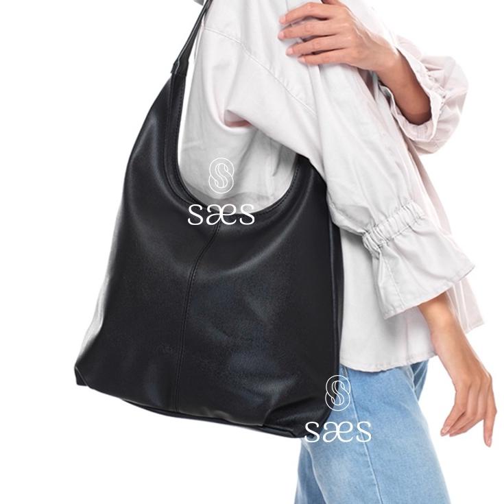 STOK TERBARU saes HOBO BAG BLACK vintage saes store ID Beige Tas Kuliah Tas kerja cewek Murah Akasia